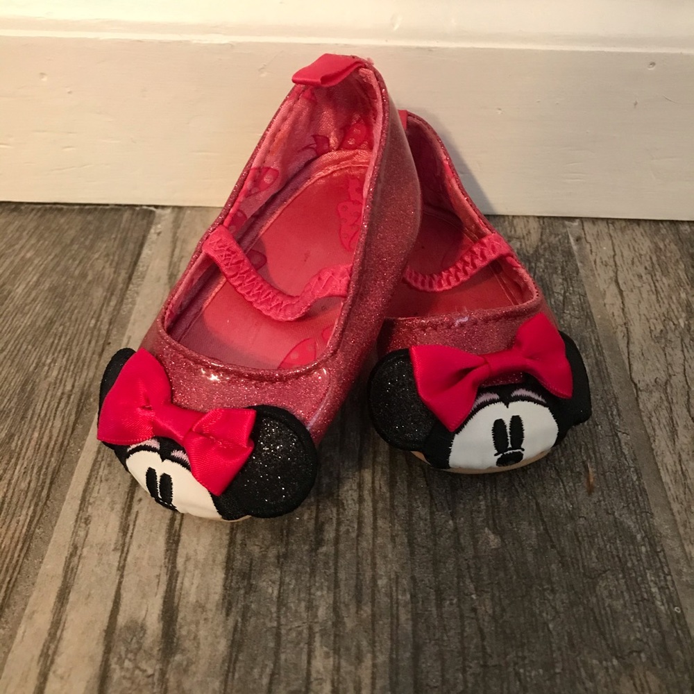 💫 Pink sparkle Disney Minnie Mouse girl shoes